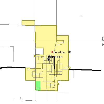 Monette map