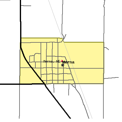 Merna map