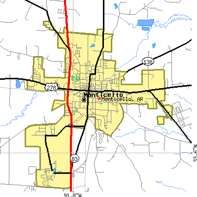 Monticello map