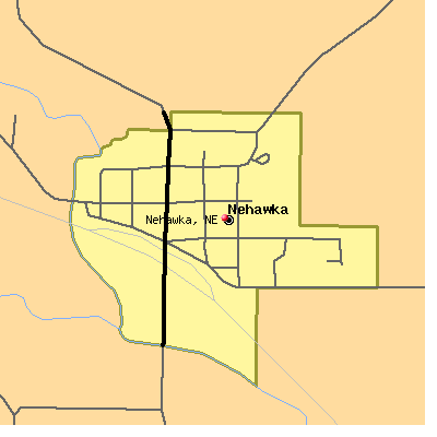 Nehawka map