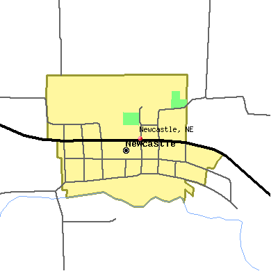 Newcastle map