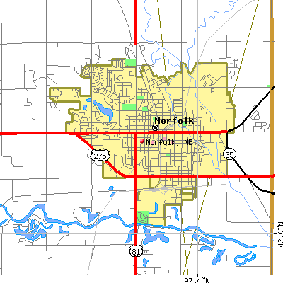 Norfolk map
