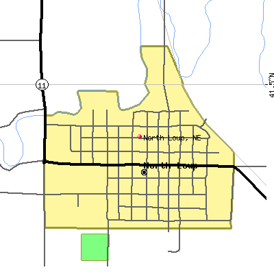 North Loup map