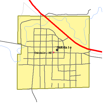 Oakdale map