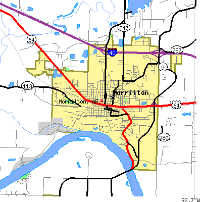 Morrilton map