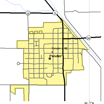 Pender map