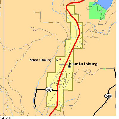 Mountainburg map