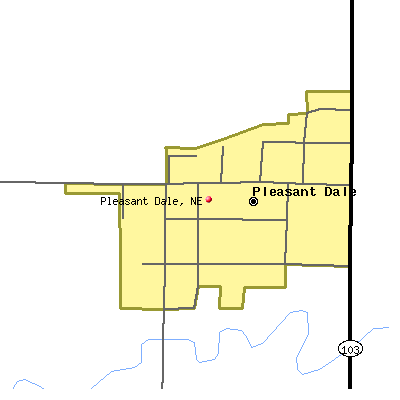 Pleasant Dale map