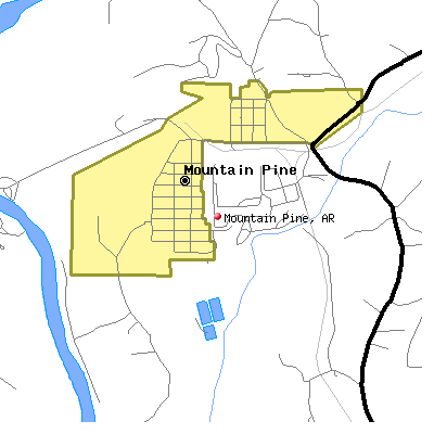 Mountain Pine map
