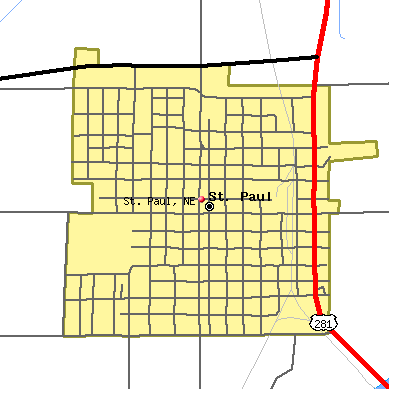 St. Paul map