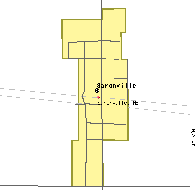 Saronville map
