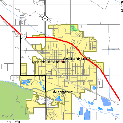 Scottsbluff map