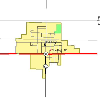 Shelby map