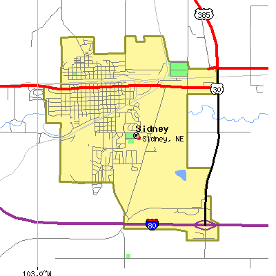 Sidney map