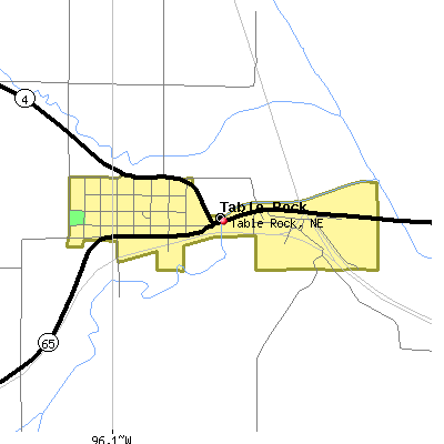 Table Rock map