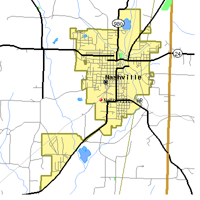 Nashville map