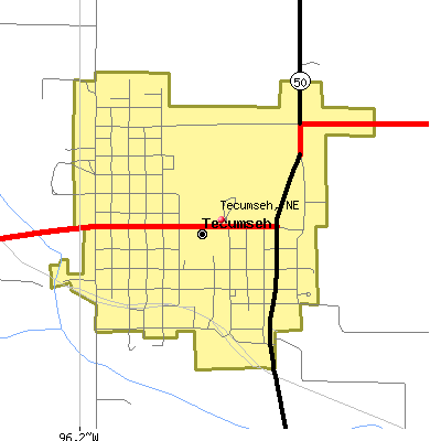 Tecumseh map