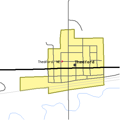 Thedford map