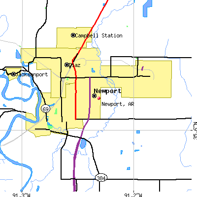 Newport map