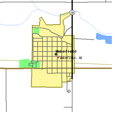 Wakefield map
