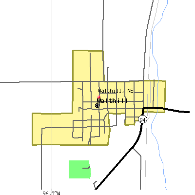 Walthill map