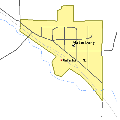 Waterbury map