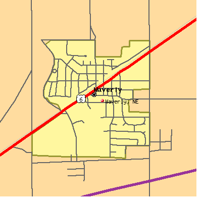 Waverly map