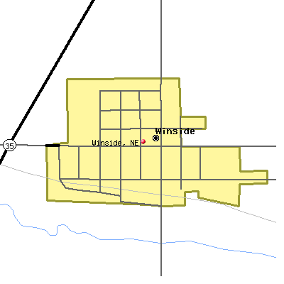 Winside map