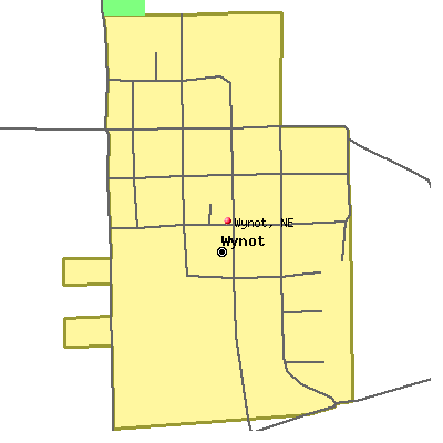 Wynot map