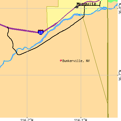 Bunkerville map