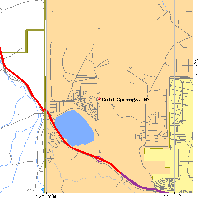 Cold Springs map