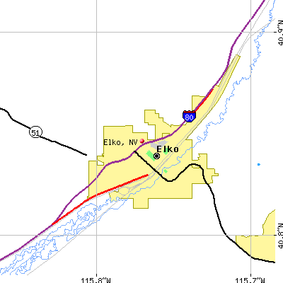 Elko map