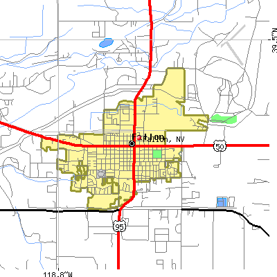 Fallon map