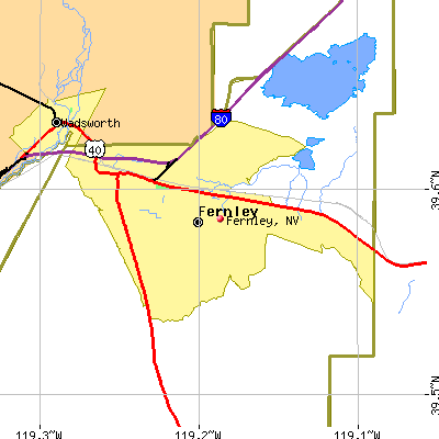 Fernley map