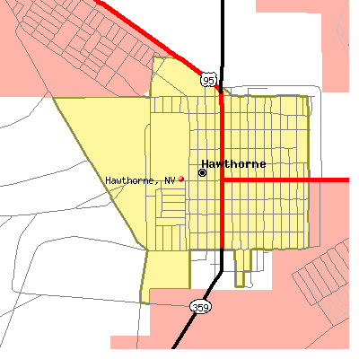 Hawthorne map