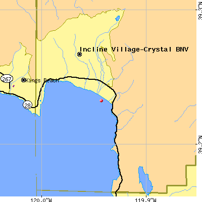 Incline Village-Crystal Bay map