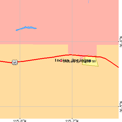 Indian Springs map
