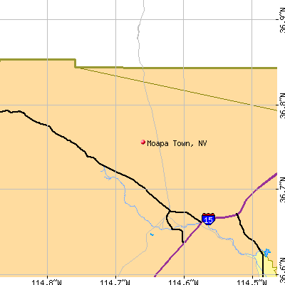 Moapa Town map
