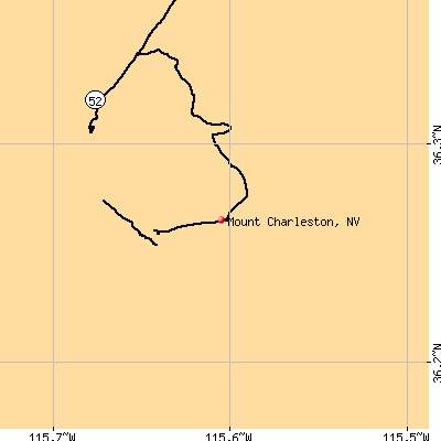 Mount Charleston map
