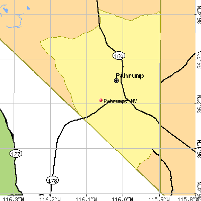 Pahrump map