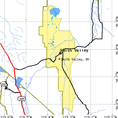 Smith Valley map