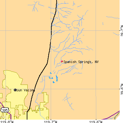 Spanish Springs map