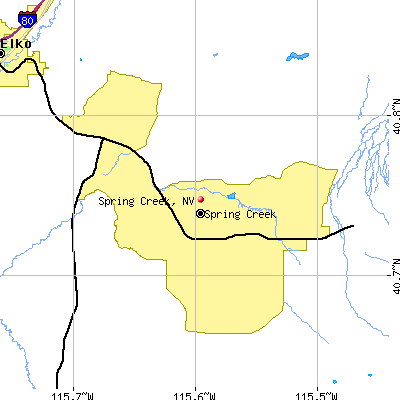 Spring Creek map