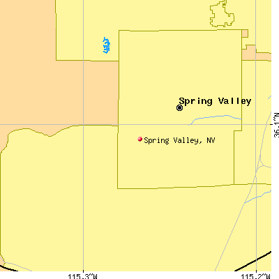 Spring Valley map