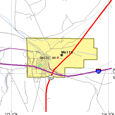 Wells map