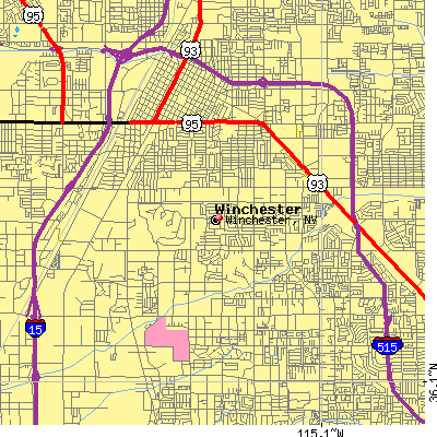 Winchester map
