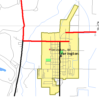 Yerington map