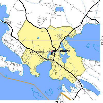 Wolfeboro map