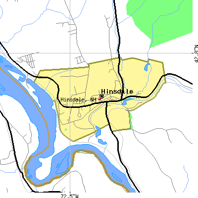 Hinsdale map