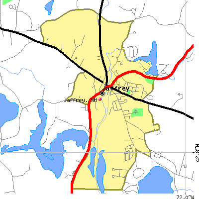 Jaffrey map